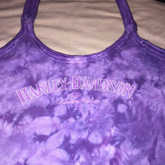 RARE Harley Davidson tie dye top Amarillo TX 1999 - Picture 4 of 8